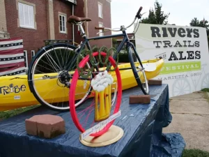 Rivers, Trails and Ales Festival - booth